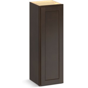 RELIABILT Parkstone II Wall Cabinet, Espresso Stained, 12" W, 1 Door, Fully Assembled - 641373 | Lowe's Pro Supply